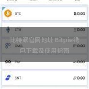 比特派官网地址 Bitpie钱包下载及使用指南