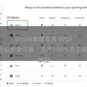 Bitpie教程官网 Bitpie钱包安全可靠，资产100%自主掌控