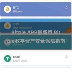 Bitpie APP最新版 Bitpie数字资产安全保障指南