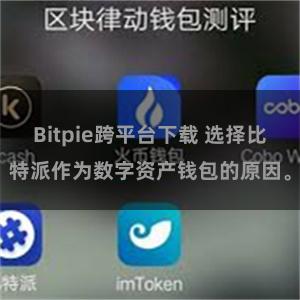 Bitpie跨平台下载 选择比特派作为数字资产钱包的原因。