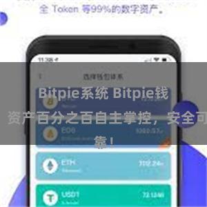 Bitpie系统 Bitpie钱包：资产百分之百自主掌控，安全可靠！