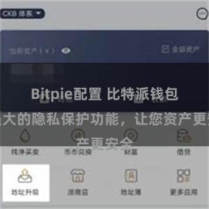 Bitpie配置 比特派钱包：强大的隐私保护功能，让您资产更安全