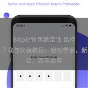 Bitpie钱包稳定性 比特派钱包下载与安装教程：轻松学会，新手必看