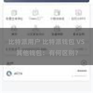 比特派用户 比特派钱包 VS 其他钱包：有何区别？