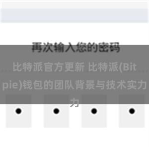 比特派官方更新 比特派(Bitpie)钱包的团队背景与技术实力