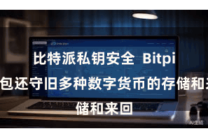 比特派私钥安全  Bitpie钱包还守旧多种数字货币的存储和来回